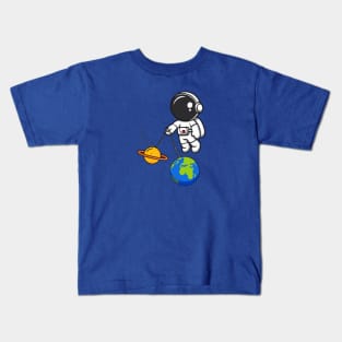 astronaut clackers Kids T-Shirt